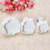 Set 3 decupatoare cu embosator - Trandafiri - T12021