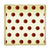 Decoratiuni din ciocolata - Patrat decor buline KS.0012 - cutie 288 buc