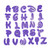 Set 26 decupatoare - Litere mari Disney - T07022