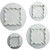 Set 4 decupatoare cu ejector - Model Floral