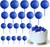 Set 19 sfere plastic pentru ornat torturi - Albastru royal, 1, tomvalk.ro