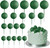 Set 19 sfere plastic pentru ornat torturi - Verde