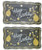 Decoratiuni din ciocolata - Happy birthday auriu- cutie 120 buc