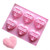 Forma de silicon inimi diamant 3d - 6 alveole