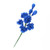 Set 5 decoratiuni comestibile din zahar - Floare de colt - Albastru