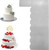 Spatula nivelare si finisare tort - Scraper inox - model T04154