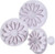Set 3 decupatoare cu ejector - Crizantema, 