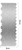 Spatula nivelare si finisare tort - Scraper inox - model T06021