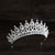 Coronita argintie din metal - 17 x 6 cm - T090276