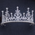 Coronita argintie din metal - 18,5 x 7 cm - T090271