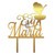 Topper tort personalizabil cu nume  Balerina - B5