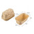 Chese Dreptunghiulare din Hârtie Kraft pentru Chec și Prăjituri  Model T200104, Set 6 buc, 1, tomvalk.ro