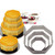 Set 3 forme hexagonale tort etajat - 9,5 / 13,5 / 18,5 cm. H 4.5 cm