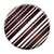Decorațiuni din Ciocolată – Disc cu Decor Dungi Alb/Negru – Korinitta – 288 buc.