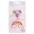Set 2 decupatoare din plastic Over the Rainbow – Curcubeu și diamant