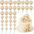 Set 19 sfere plastic pentru ornat torturi - Champagne perlat, 1, tomvalk.ro