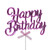 Topper tort „Happy Birthday” – Roz, 1, tomvalk.ro