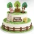 Set decor tort Animale de fermă - T090687, 1, tomvalk.ro