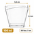 Set 50 pahare pentru desert, transparente, 100 ml (5,8 x 5,5 cm) – Dharst, 2, tomvalk.ro