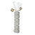 Decoratiuni comestibile din zahar - set Macarons Alb