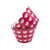 Set 12 invelitori decorative pentru briose - Inimi roz