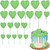 Set decor tort - 20 inimi - Verde pastel