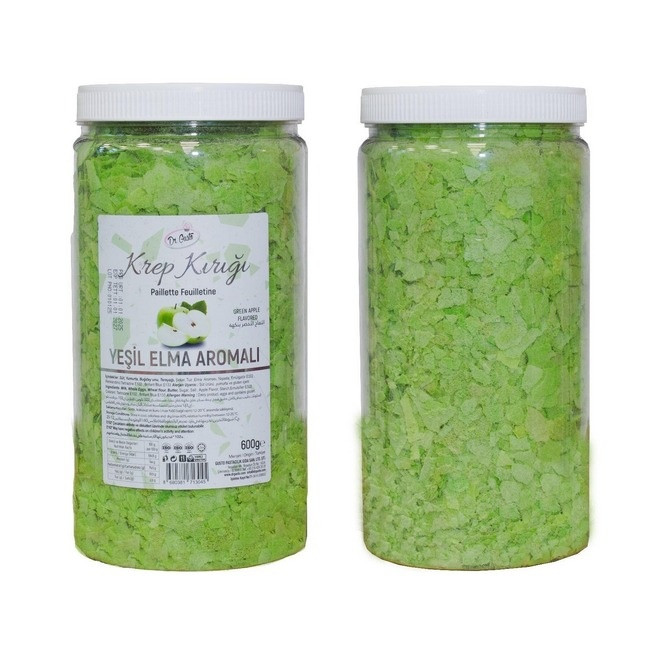 Fulgi crocanți / Paillet Feuilletine cu aromă de mar verde, 600 g Dr. Gusto