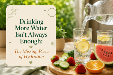 Drinking More Water Isn't Always Enough: The Missing Piece of Hydration