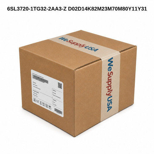 Siemens 6SL3720-1TG32-2AA3-Z D02D14K82M23M70M80Y11Y31 (New Surplus)