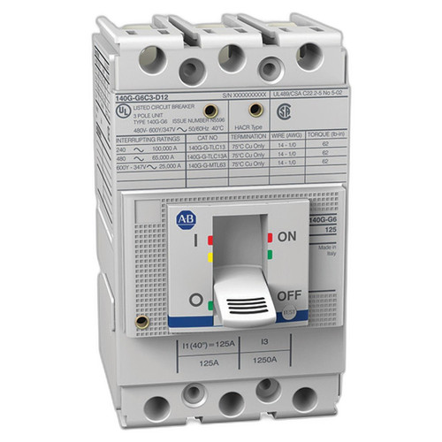 Allen-Bradley 140G-G6C3-C40 140G High Capacity MPCB New Surplus