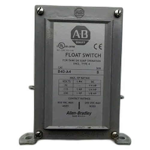Allen-Bradley 840-A7 Encoders Automatic Float Switch (New Surplus)