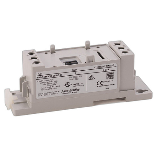 Allen-Bradley 193-ESM-VIG-60A-E3T 193 Electronic Overload Relay