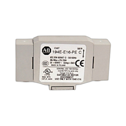 Allen-Bradley 194E-E16-PE 194 Thermal Overload Relay