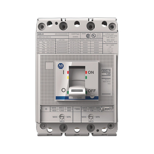 Allen-Bradley 140G-H2F3-D12-UB-AA 140G High Capacity MPCB