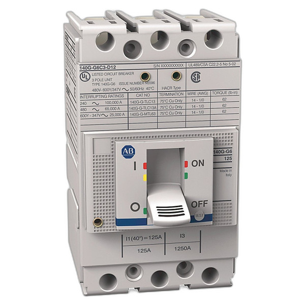 Allen-Bradley 140G-J15C3-C70 140G High Capacity MPCB New Surplus