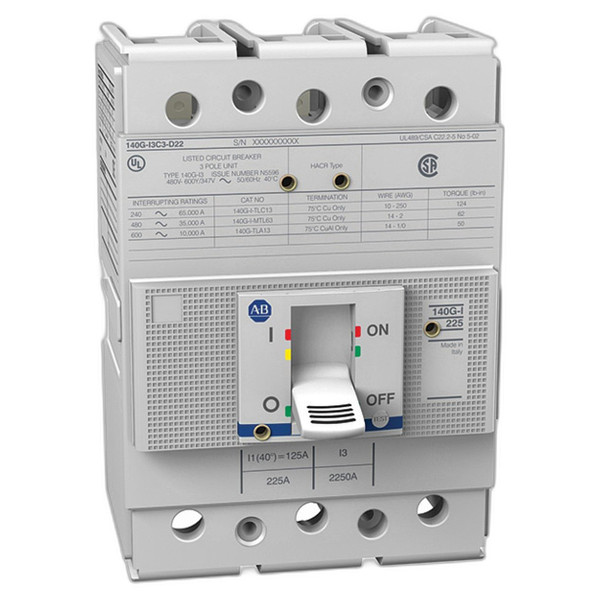 Allen-Bradley 140G-I2C3-D22 140G High Capacity MPCB