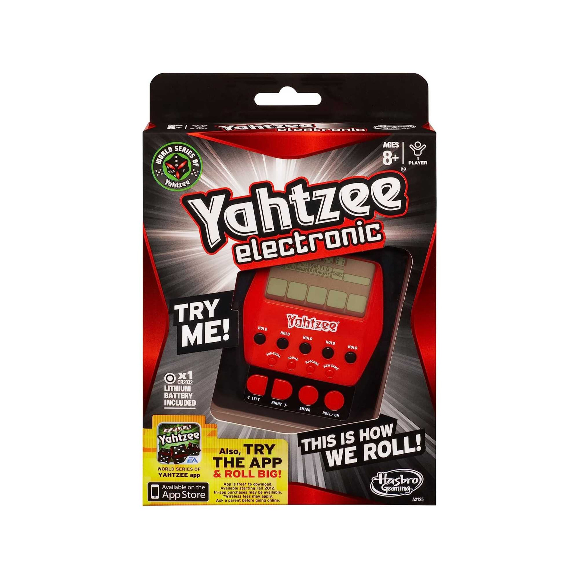 Hasbro Yahtzee Electronic Hand Held Board Game A2125