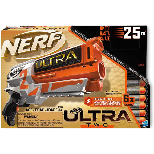 Nerf Ultra Two Motorized Blaster Fast-Back Reloading Age 8+ 