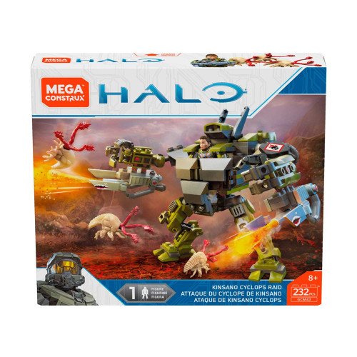 Mega Construx Halo Kinsano Cyclops Raid 232 Pieces Age 8+