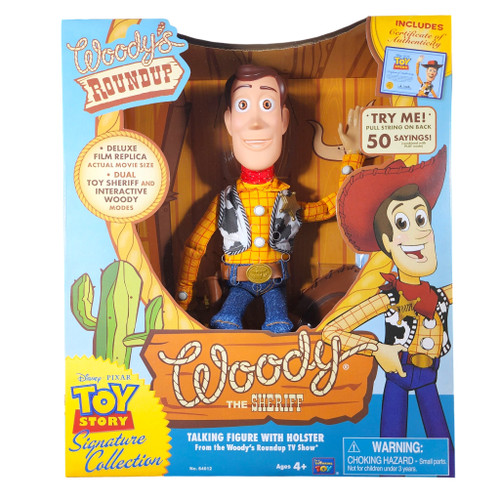 Thinkway Toys Woody Sheriff Talking Figure Roundup Signature Collection Age 4+