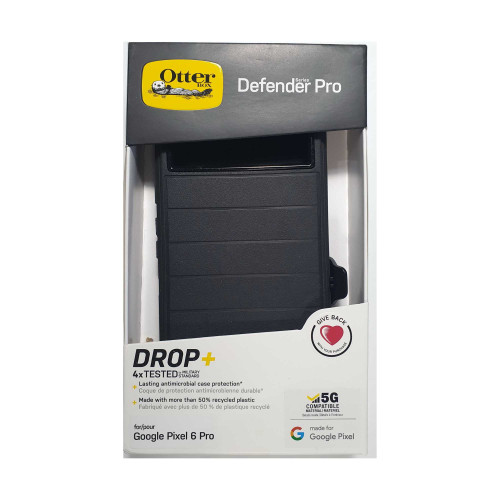 Otterbox Defender Pro Case for Google Pixel 6 Pro Screenless - Black