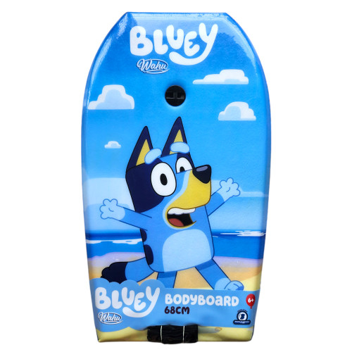 Wahu Bluey Bodyboard 68cm Fun Surfing Boogie Board 68x40x5 cm Age 6+
