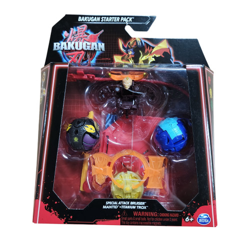 Bakugan Battle League Special Attack Bruiser + Mantid + Titanium Trox Age 6+
