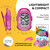 3DActive 3DFitBud 3D Pedometer Walking with Clip and Lanyard - Pink