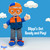 Jazwares Blippi Get Ready & Play Talking Plush Doll 20 in 20 Phrases Age 3+