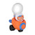 Jazwares Blippi Rocket Ship Mini Vehicle Toy 9x6x8 cm Age 3+