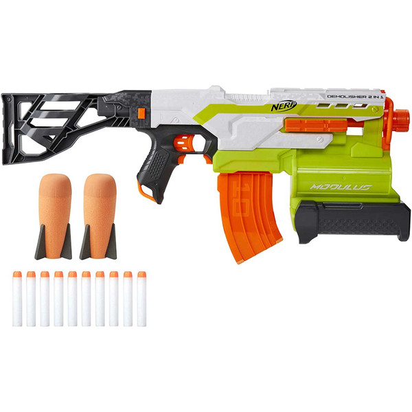 Nerf N-Strike Modulus Demolisher 2-in-1 Motorized Blaster 