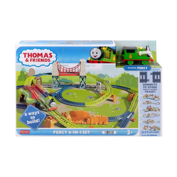 Thomas & Friends Percy 6-in-1 Track Builder Set
