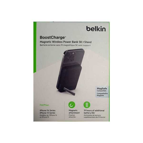 Belkin Boost Charge Magnetic Wireless Power Bank 5K + Stand