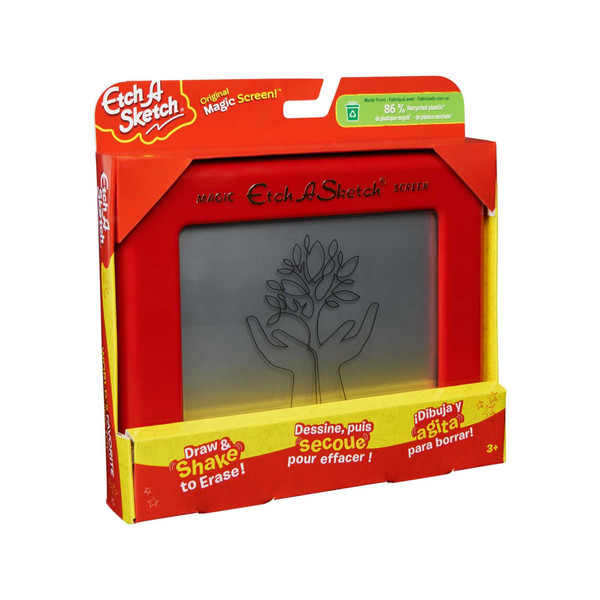 Etch a Sketch Classic Drawing Retro Toy Magic Screen Recycled Plastic Age 3+
